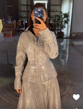 Load image into Gallery viewer, Lumière Plaid Set (gray)