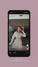 Load and play video in Gallery viewer, Lumière Plaid Set (gray)
