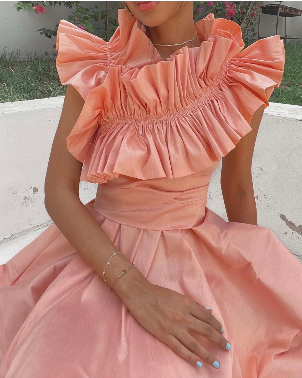 X Ruffle (Peach)